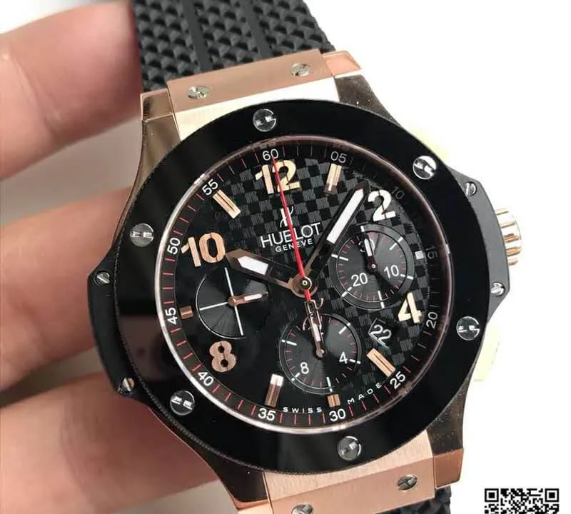 Hublot Big Bang 341.PB.131.RX V6 Factory 1:1 Best Edition Replica Watch Black Bezel
